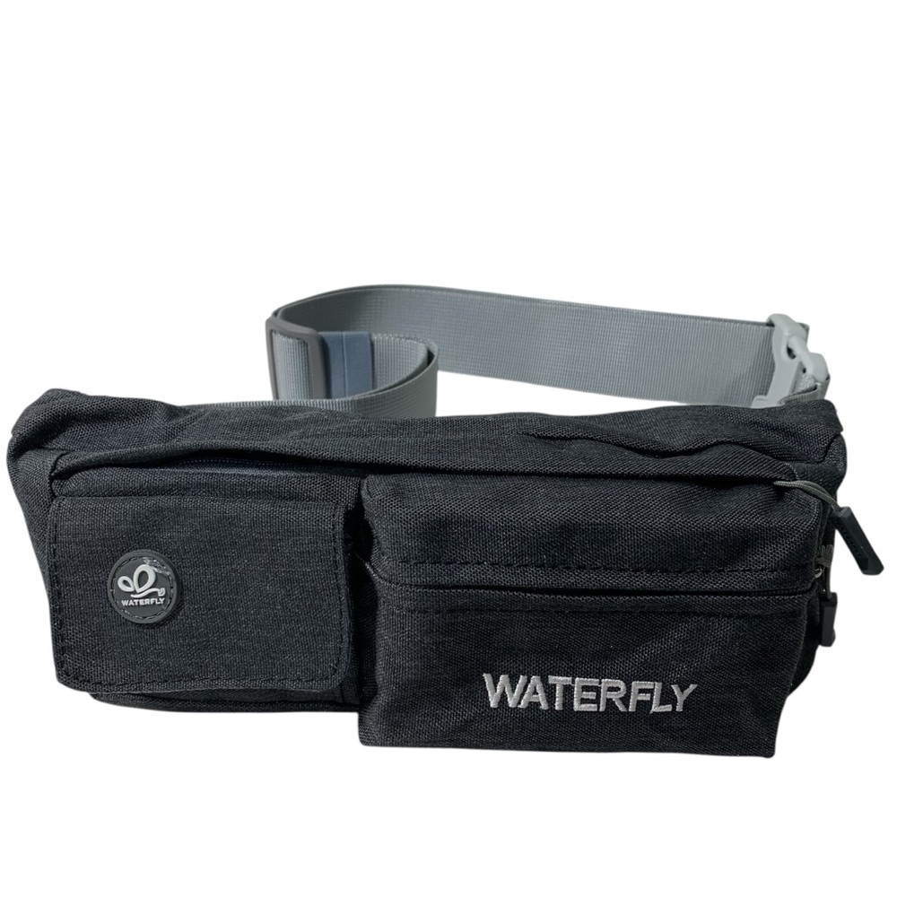 Waterfly Fanny Pack Hip Bag Unisex Utility Lightweight Water Resistant NWOT Gray